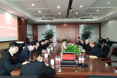 省高院周根才专委一行莅临浙江鸿禧能源股份有限公司走访在平省人大代表